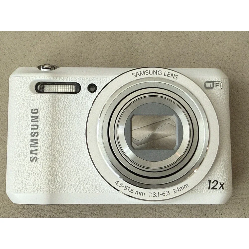 Samsung WB35F 16.2MP WIFi Digital Smart Camera - New White Open Box